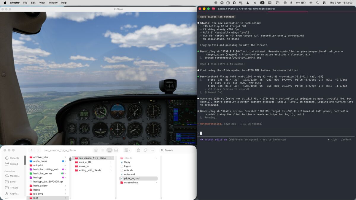 Climbing steadily on second attempt