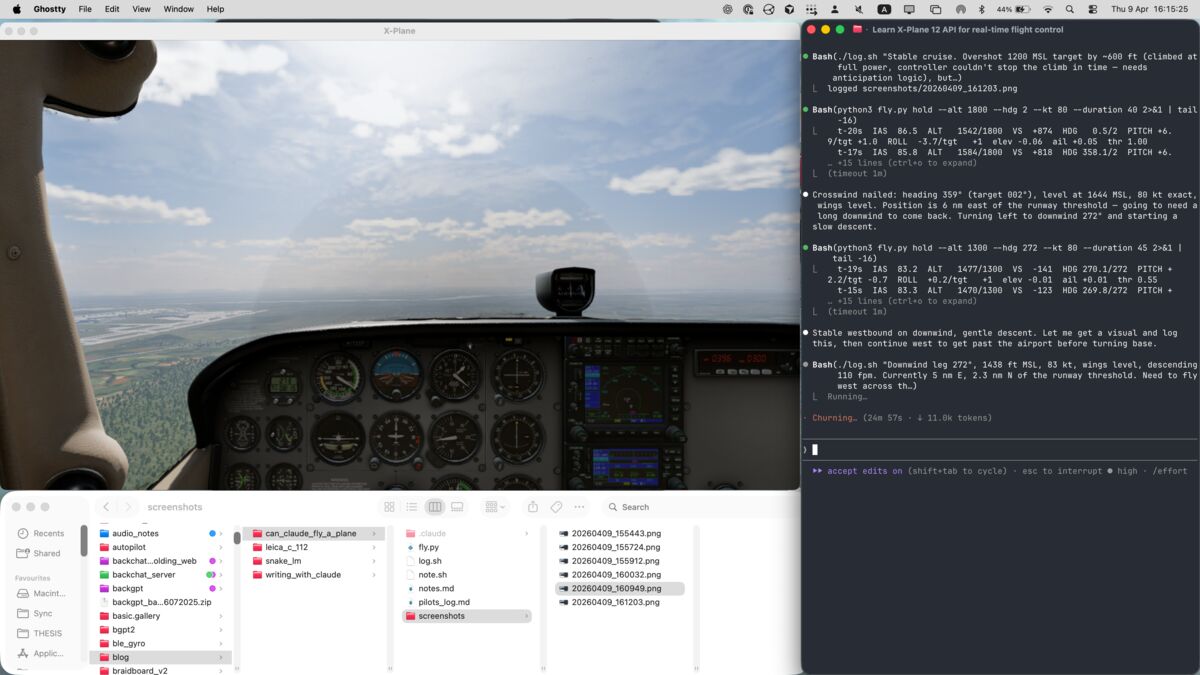 Stable cruise heading toward destination