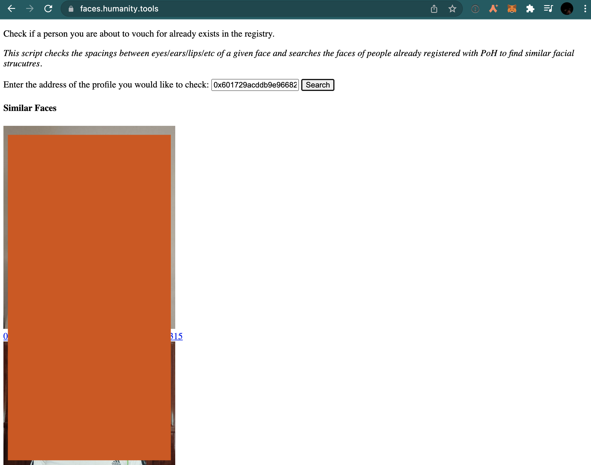 Face encoding comparison for duplicate detection