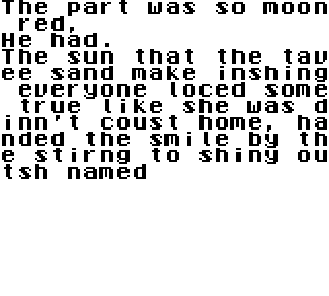 Generated story, run one