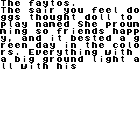 Generated story, run two