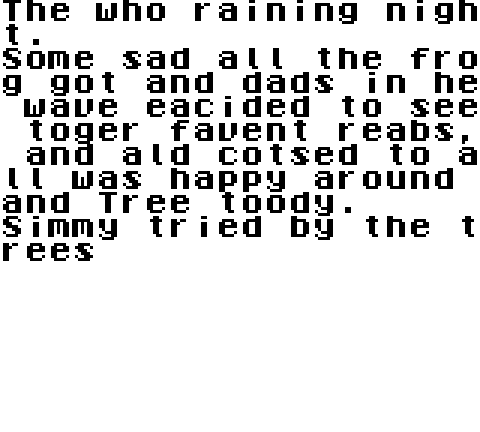 Generated story, run four