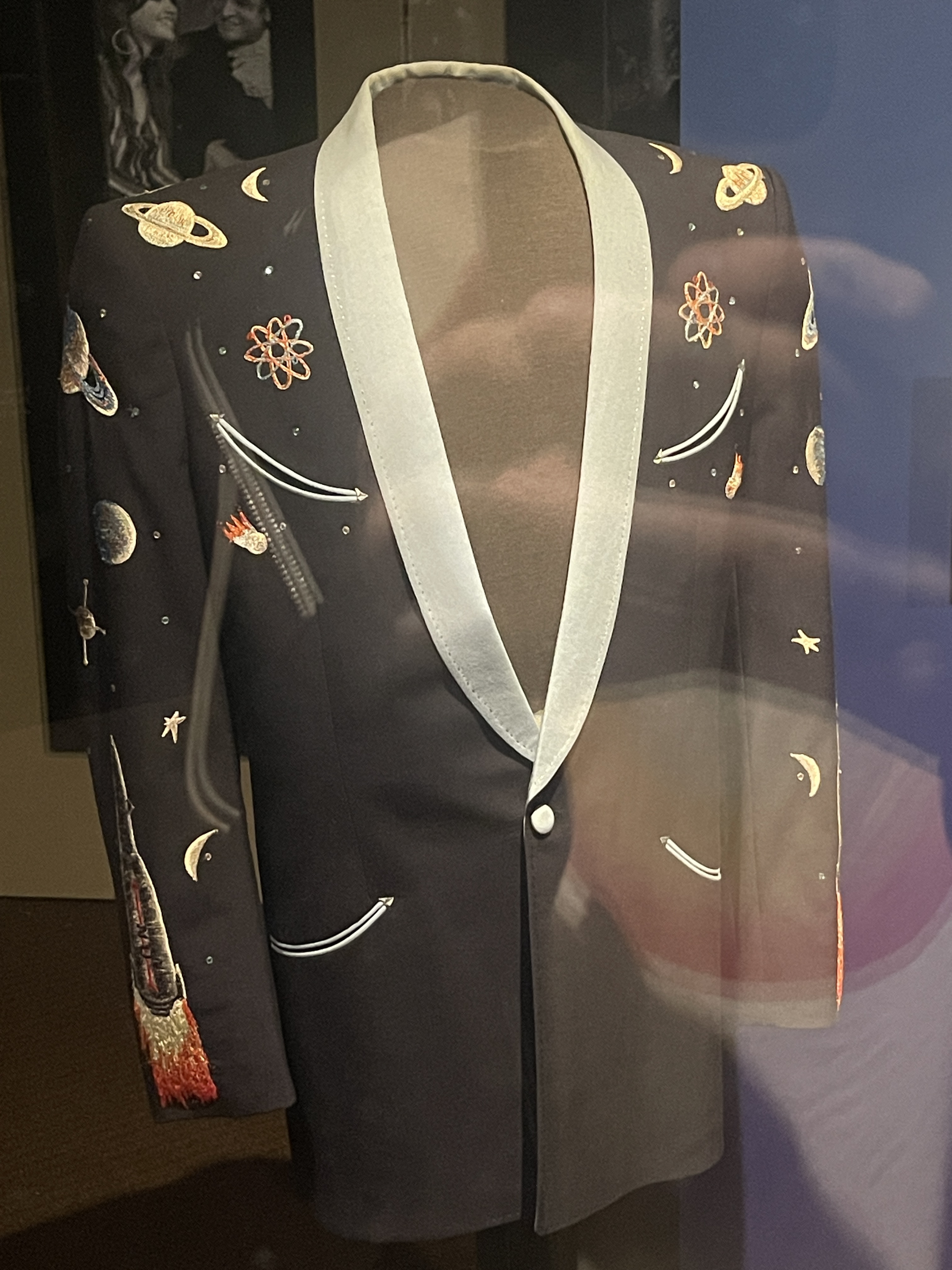 The original Tom Petty Nudie suit, embroidered with planets, atoms and a rocket